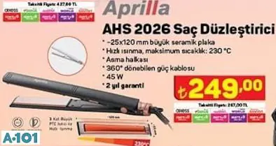 APRİLLA SAÇ DÜZLEŞTİRİCİ